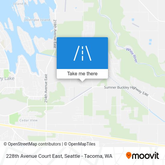 228th Avenue Court East map