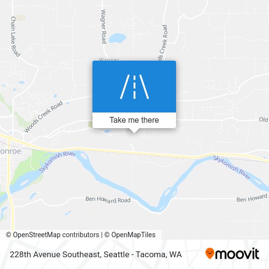 228th Avenue Southeast map
