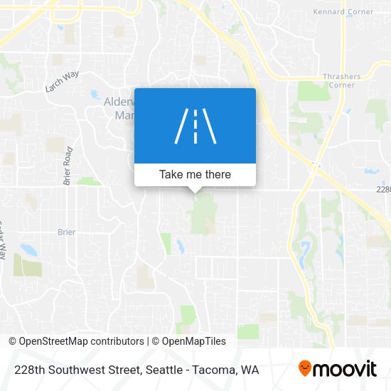 Mapa de 228th Southwest Street