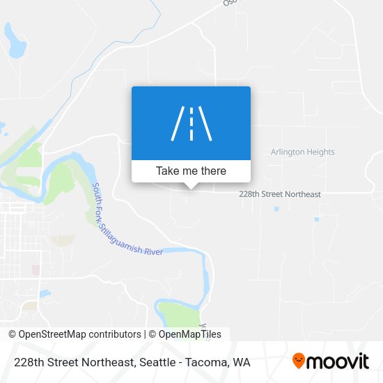 228th Street Northeast map