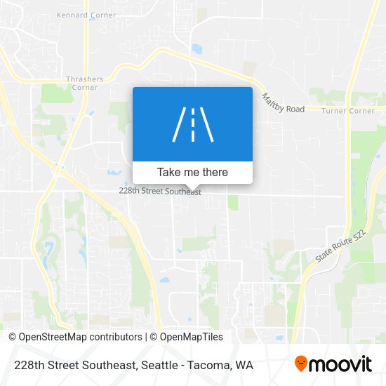 Mapa de 228th Street Southeast