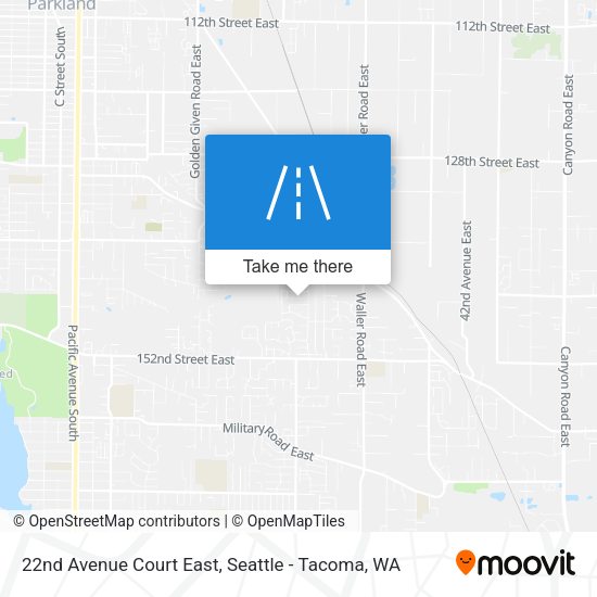Mapa de 22nd Avenue Court East