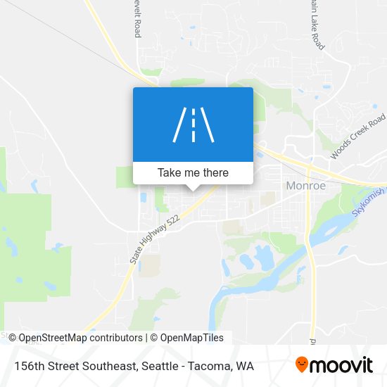 156th Street Southeast map