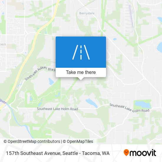 157th Southeast Avenue map