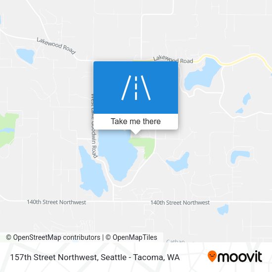 Mapa de 157th Street Northwest