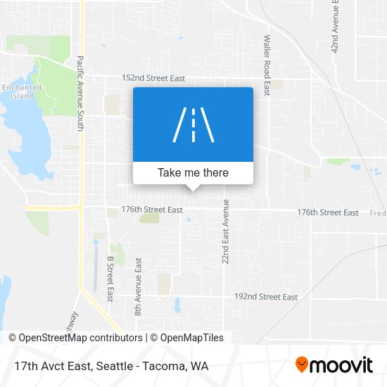 Mapa de 17th Avct East