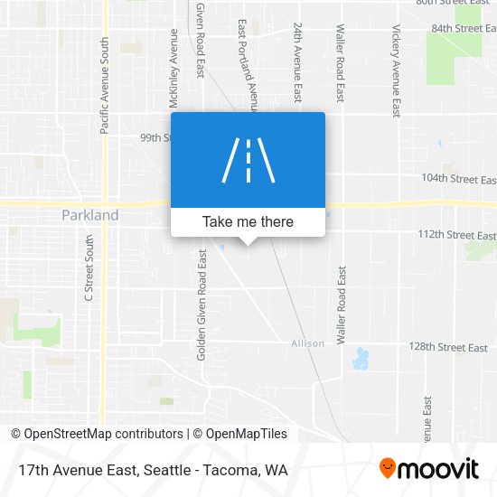17th Avenue East map