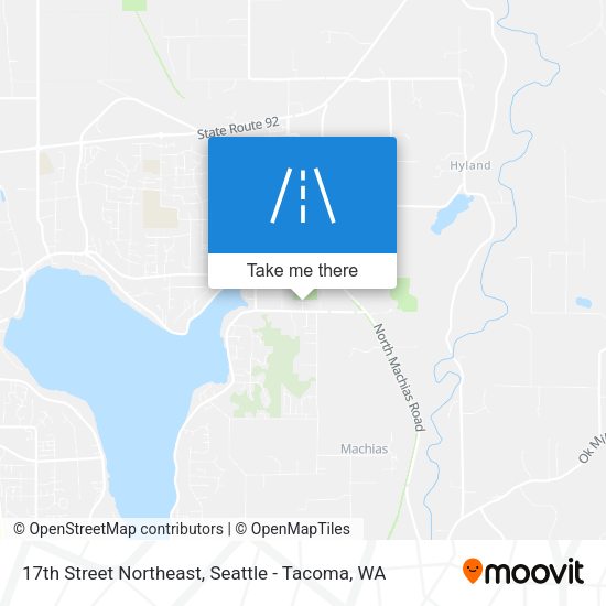 17th Street Northeast map