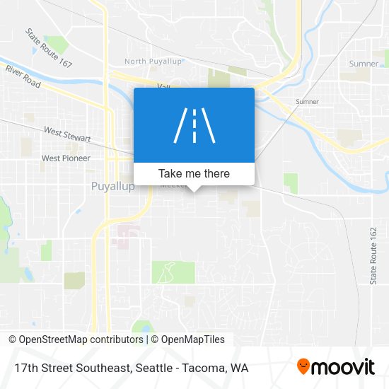 17th Street Southeast map