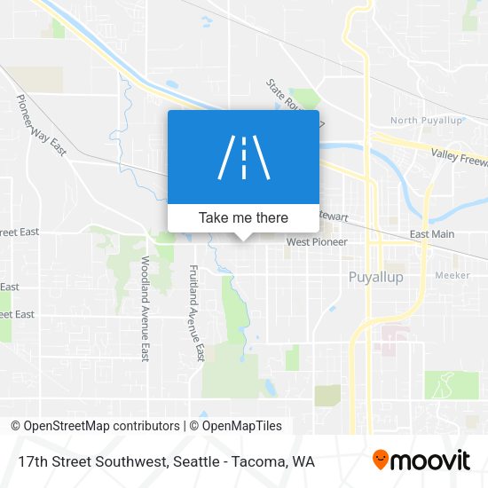Mapa de 17th Street Southwest