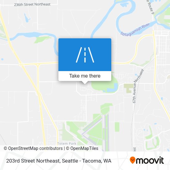 203rd Street Northeast map