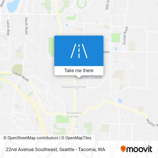 Mapa de 22nd Avenue Southeast