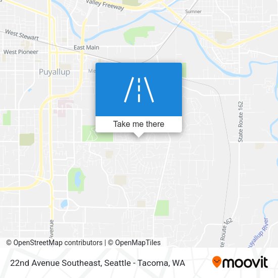 22nd Avenue Southeast map