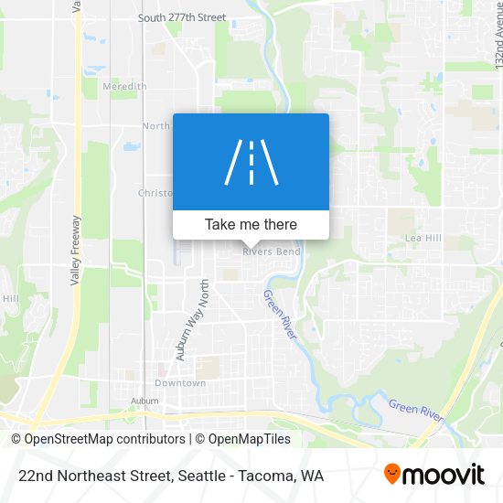 22nd Northeast Street map