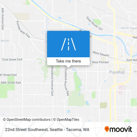 Mapa de 22nd Street Southwest