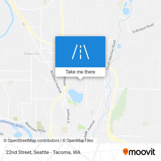 Mapa de 22nd Street