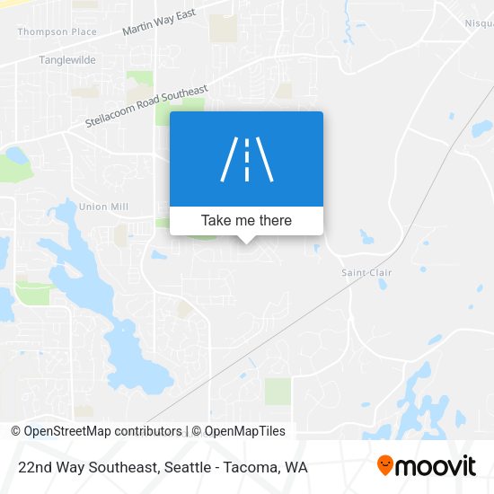 22nd Way Southeast map