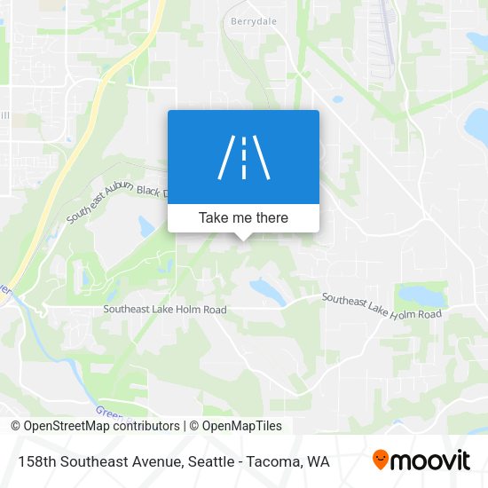 Mapa de 158th Southeast Avenue