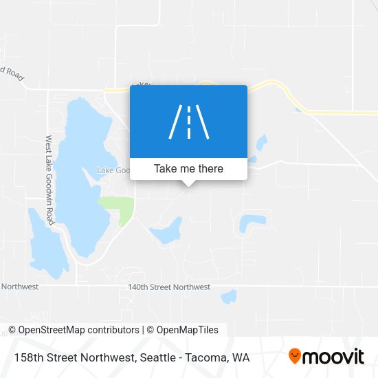 Mapa de 158th Street Northwest