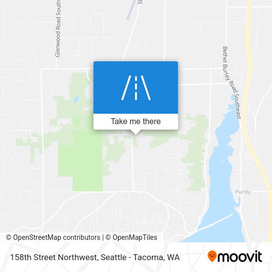 Mapa de 158th Street Northwest