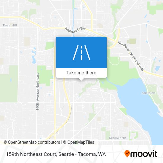 Mapa de 159th Northeast Court