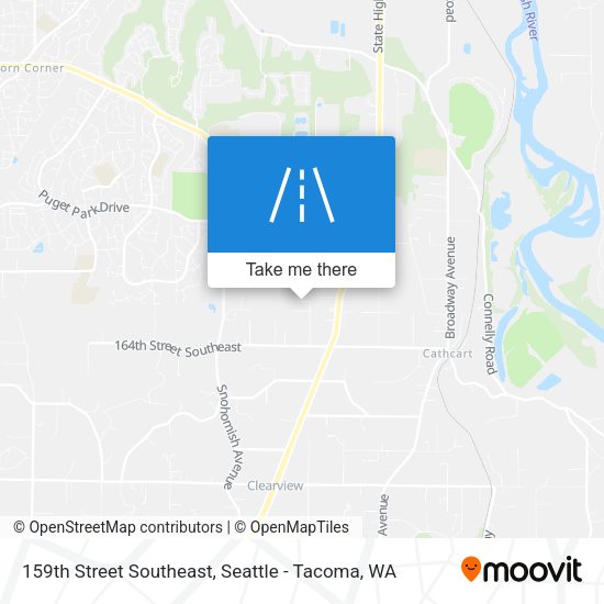 159th Street Southeast map