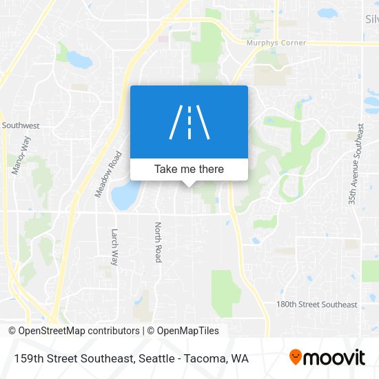 159th Street Southeast map