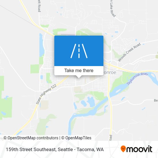 Mapa de 159th Street Southeast