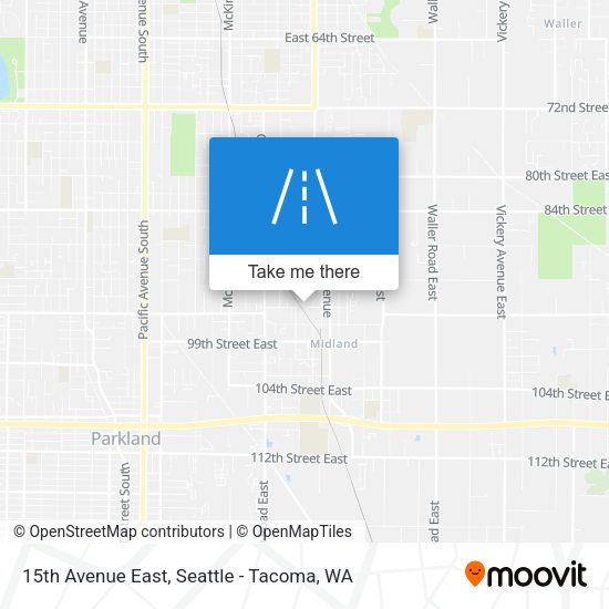15th Avenue East map