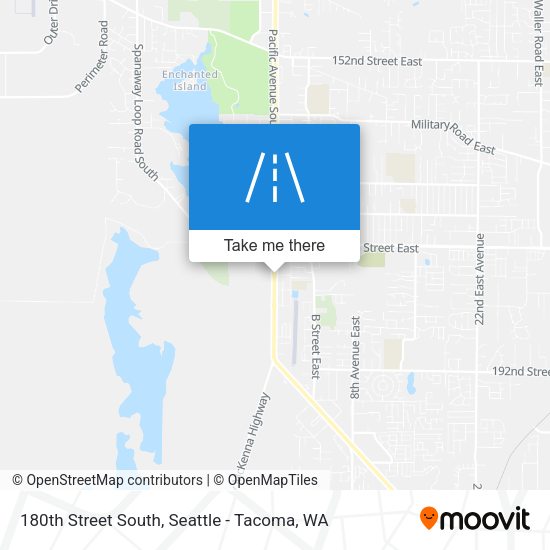 180th Street South map