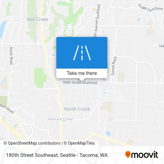 180th Street Southeast map