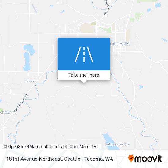 Mapa de 181st Avenue Northeast