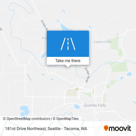 Mapa de 181st Drive Northeast