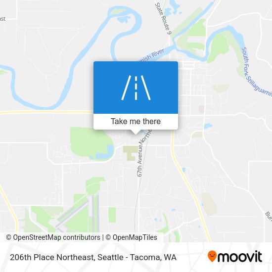 Mapa de 206th Place Northeast