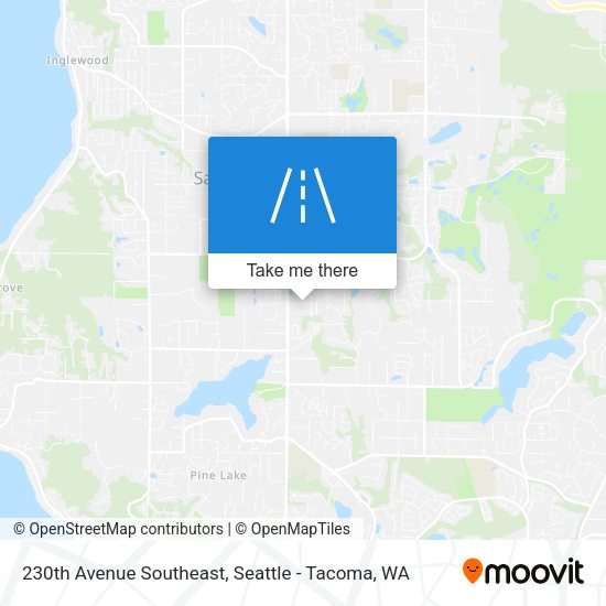 Mapa de 230th Avenue Southeast