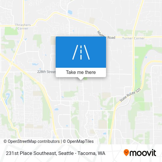 Mapa de 231st Place Southeast