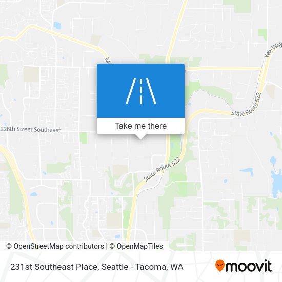 Mapa de 231st Southeast Place