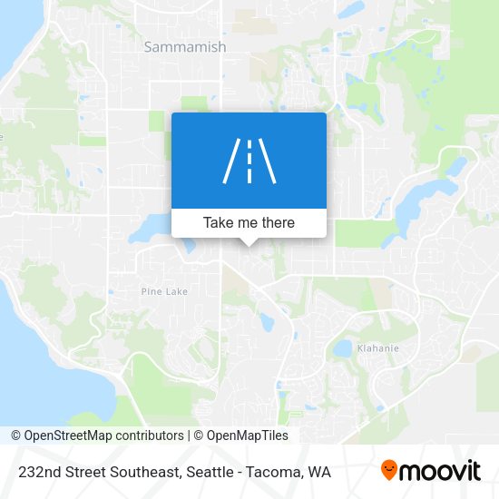 Mapa de 232nd Street Southeast