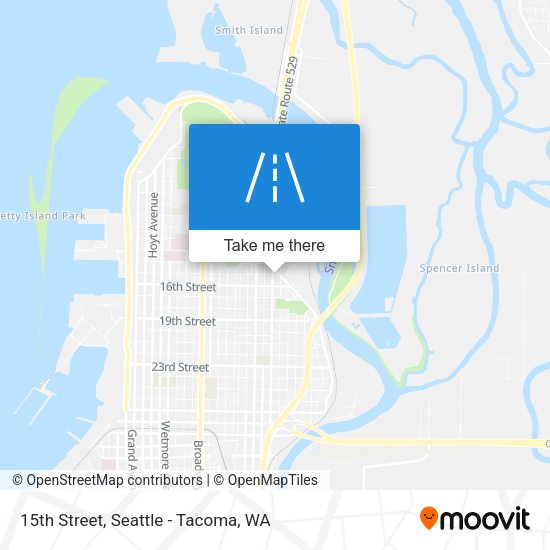 Mapa de 15th Street