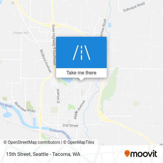 15th Street map