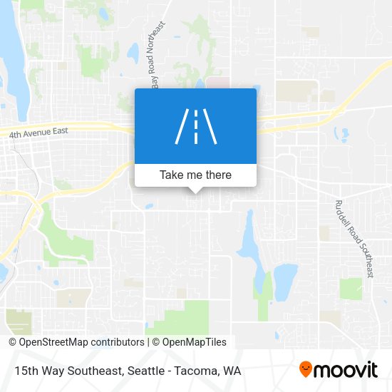 15th Way Southeast map