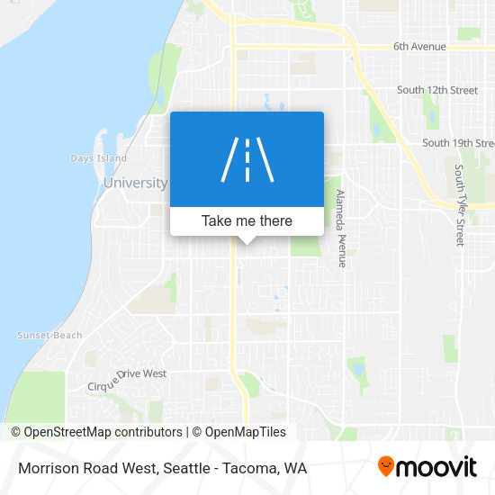 Morrison Road West map