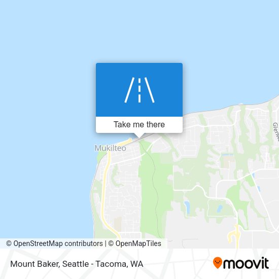 Mount Baker map