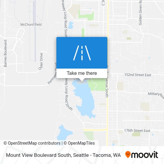 Mount View Boulevard South map