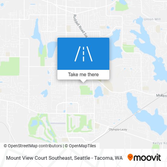 Mount View Court Southeast map