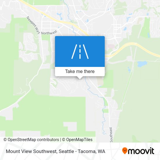 Mount View Southwest map