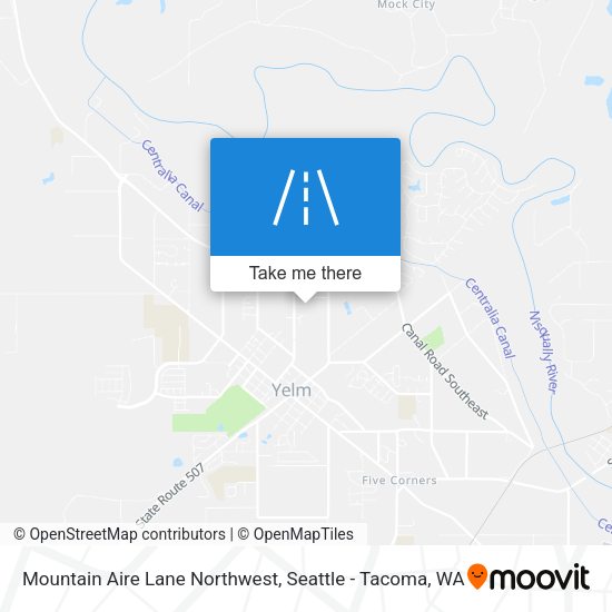 Mapa de Mountain Aire Lane Northwest