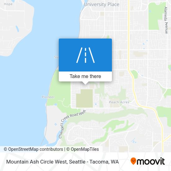 Mapa de Mountain Ash Circle West