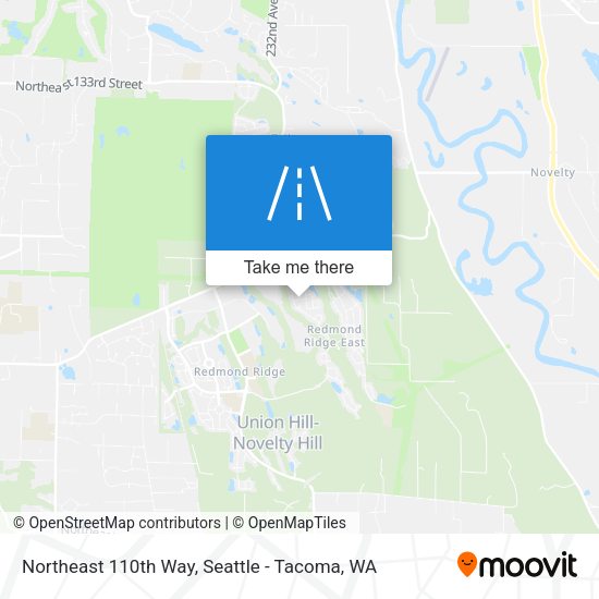Mapa de Northeast 110th Way