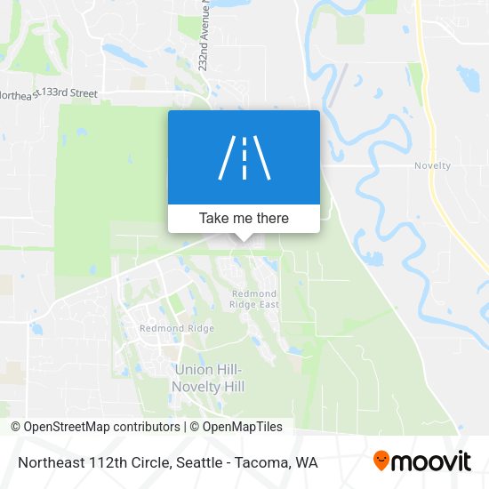 Northeast 112th Circle map